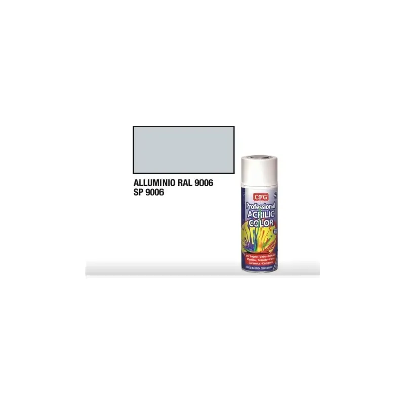 Acrilic color cfg - alluminio - ml.400 Bestseller