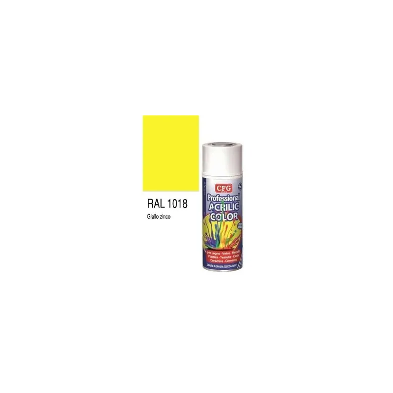 Acrilic color cfg - giallo zinco - ml.400 Nu Kopen