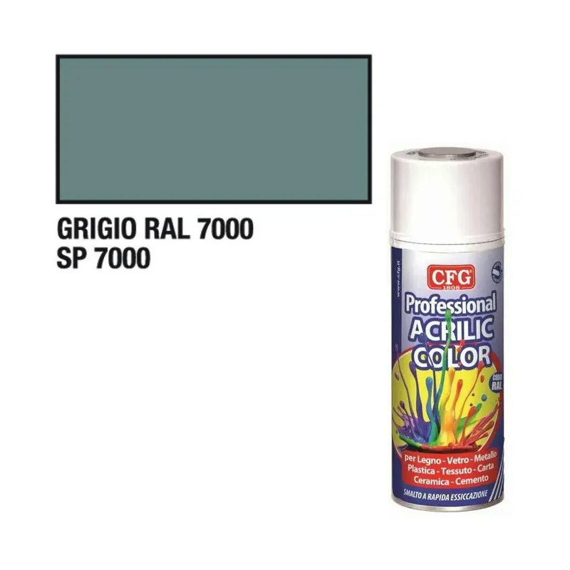 Acrilic color cfg - grigio - ml.400 Gereduceerde Prijs