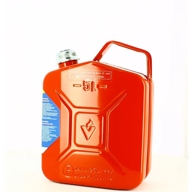 Korting Tanica carburante metallo pro - lt. 5 rossa - con tappo a vite magnetico