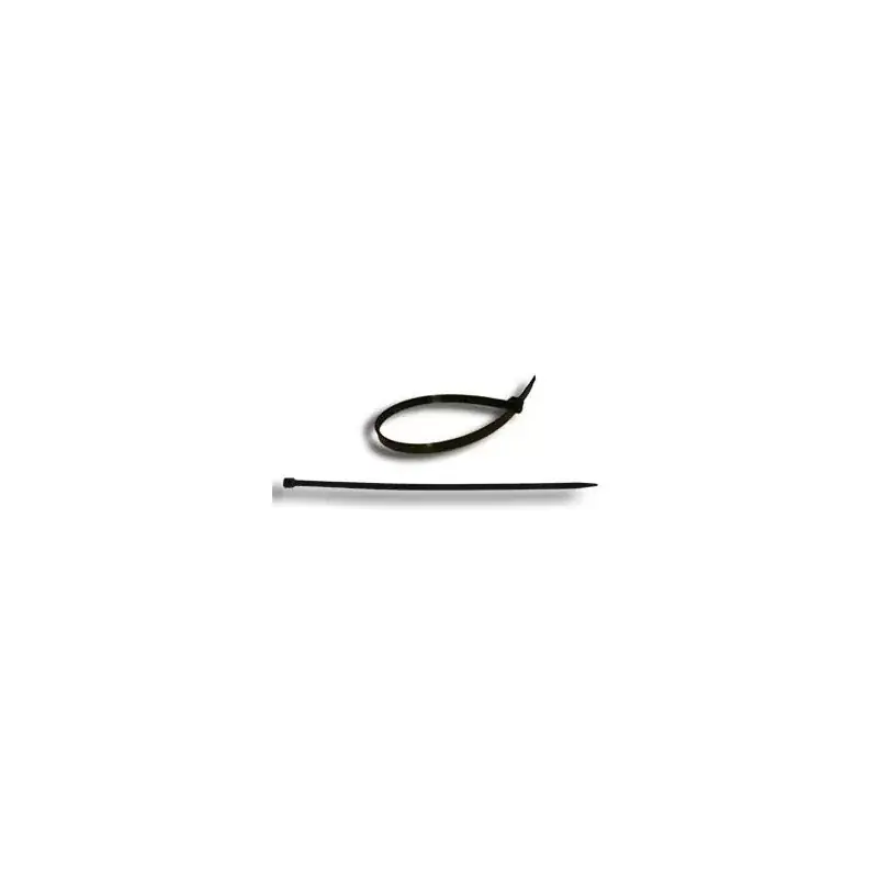 Fascetta nylon nera - mm. 200x3.6 - pezzi 100 Gratis Retour