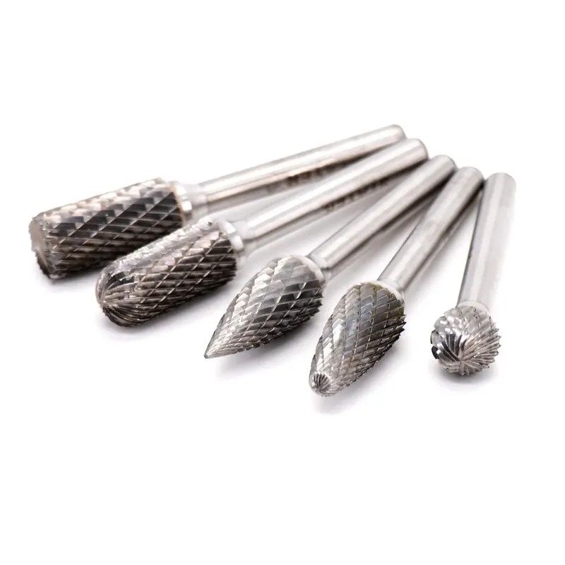 Serie frese metallo duro - attacco 6 mm. - pz.5 Voordeelprijs