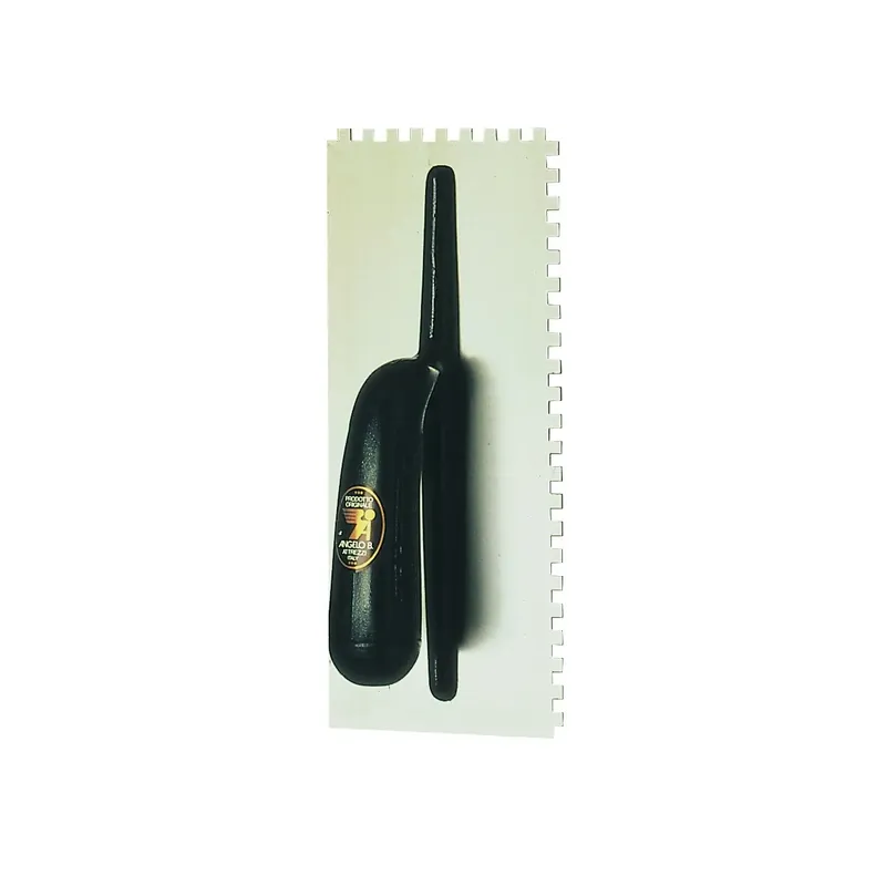 Frattazzo usa acciaio dentato - 28x12 dent.10x10 - manico in abs Gereduceerde Prijs