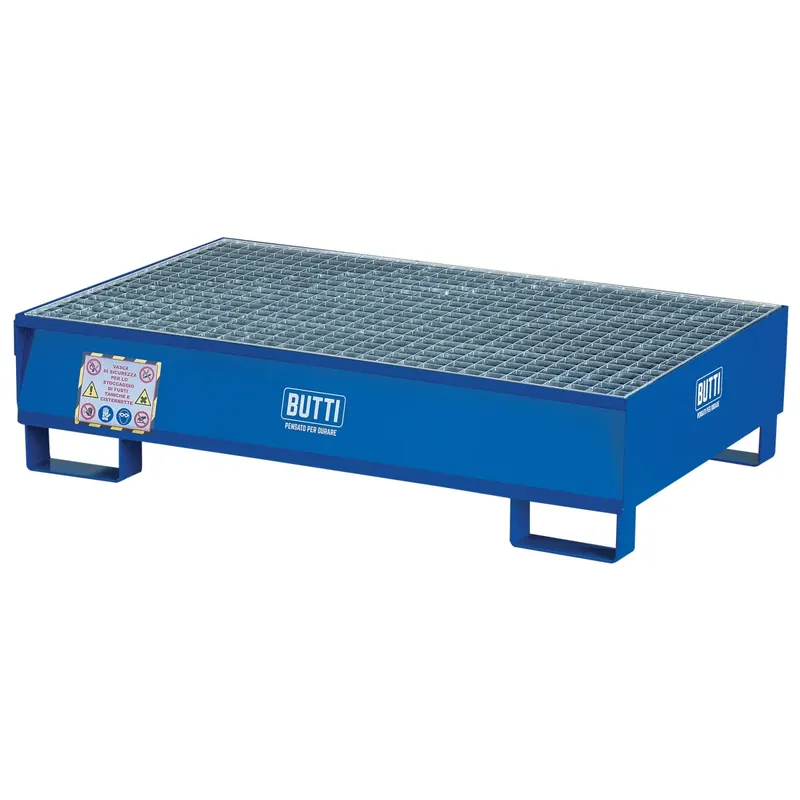 Vasca contenimento 2 fusti - 822e - mm.1340x850xh.330 Bestel Nu