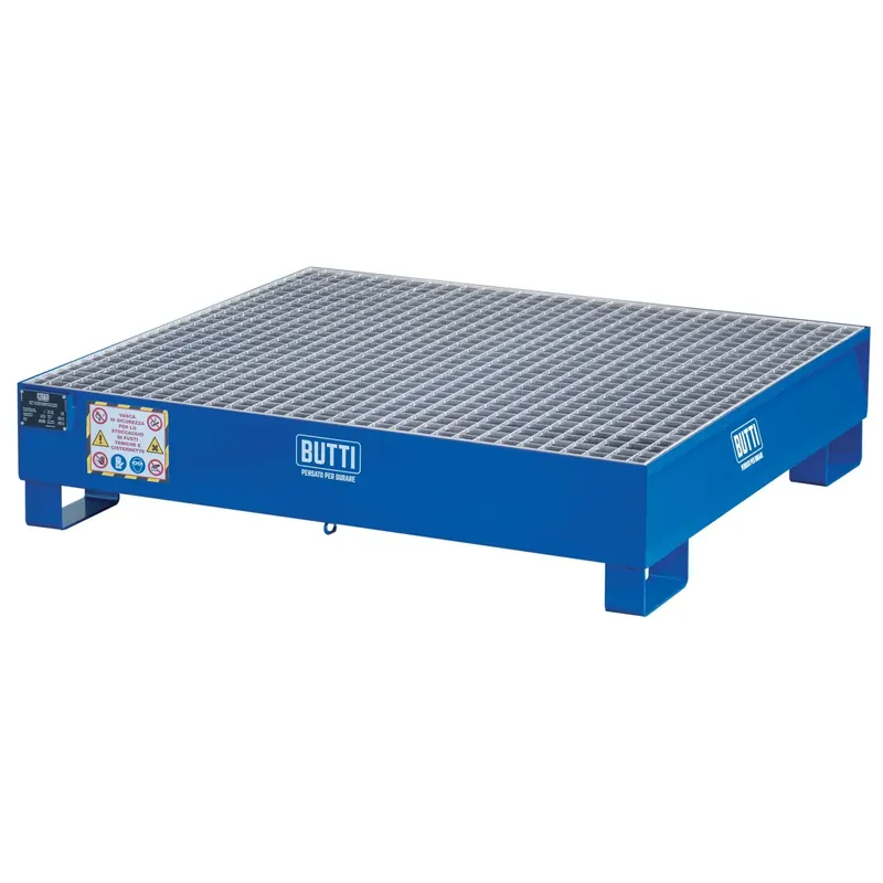 Vasca contenimento 4 fusti - 824e - mm.1340x1250xh.300 Beperkt Aanbod