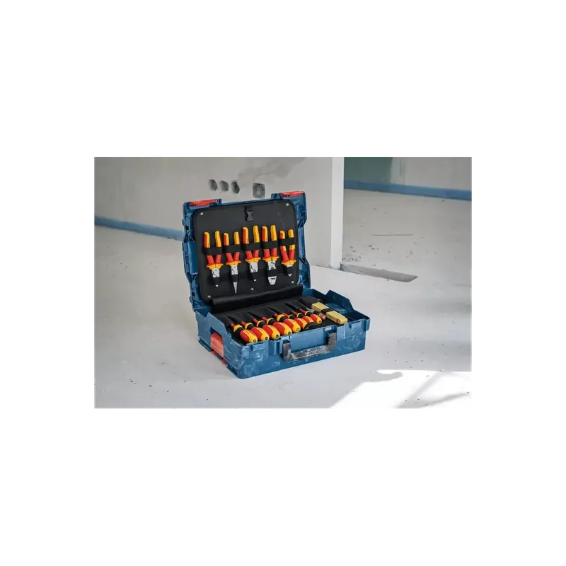 Valigia utensili pz.37 bosch - da elettricista - super pro Populair
