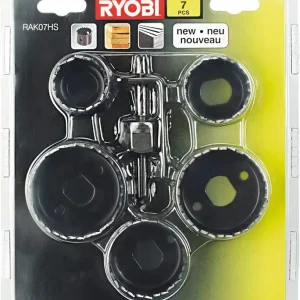 RAK07HS KIT ACCESSS.Ryobi Sega a Tazza per Legno, Set da 7 Korting