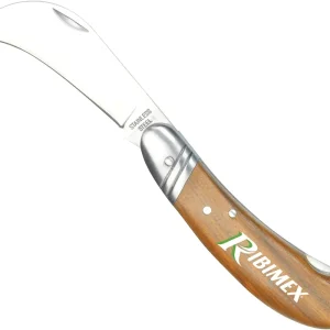 Merkproduct Ribimex Prcgref Coltello Per Innesto, Manico In Frassino, Marrone, 19 x 2 x 3 cm