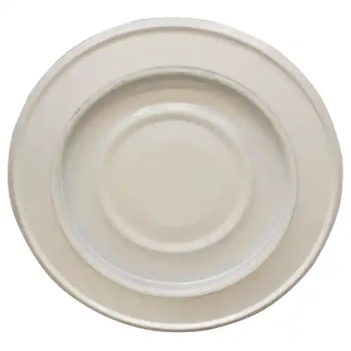ROSONE CON COPERCHIO Ø10CM TUBO STUFA BIANCO Aanbieding