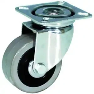 RUOTE TREKKING GOMMATE GRIGIE PIASTRA GIREVOLE 50X16 MM Exclusieve Aanbieding