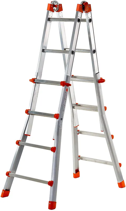SCALA MULTIUSO ‘PEPPINA‘ 4+4 Gradini - cm 377 Goedkoop