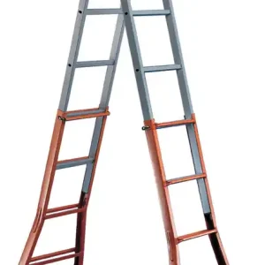 SCALA TELESCOPICA ACCIAIO 4+4GR MAURER H3,77MT Bestel Nu