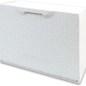 SCARPIERA MODULARE "UNIKA" FIN. RATTAN BIANCA 510X17 (DES22168) Beperkt Aanbod