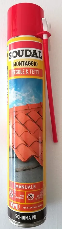 SCHIUMA TEGOLE E TETTI MANUALE SOUDAL 750 ML. Superprijs