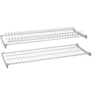 Hete Deal SCOLAPIATTI PER PENSILE cm.76 - metallo verniciato BIANCO