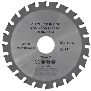 SEGA CIRCOLARE LEGNO PROFESS. 115MM 22,23 X 24 DENTI Bestel Nu