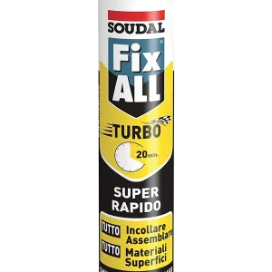 Weekendaanbieding SIGILLANTE ADESIVO SOUDAL "FIX ALL TURBO" 290ML BIANCO
