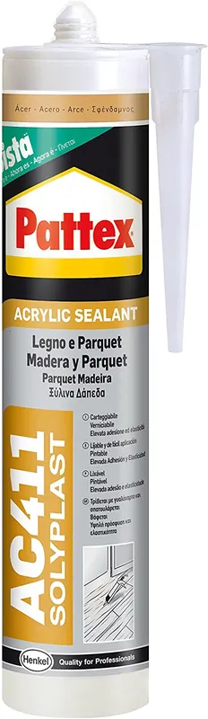 Flitsaanbieding SILICONE ACRILICO PER LEGNO E PARQUET ‘PATTEX AC411‘ ml 300 - Ciliegio