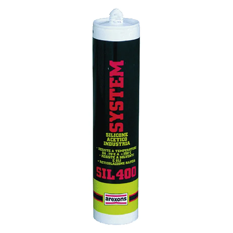 Direct Verzonden SILICONE ALTA TEMPERATURA ‘SIL 400‘ RAL 9005 BIANCO ml 310