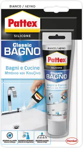 Express Levering SILICONE PATTEX "BAGNI E CUCINE" 50ML TRASP
