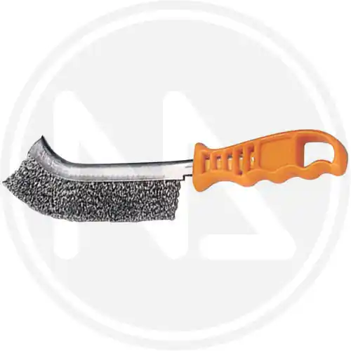 SPAZZOLA A MANO CURVA INOX MM. 260 Beste Prijs