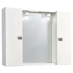 Direct Verzonden SPECCHIO DA BAGNO CON 2 ANTE BIANCO