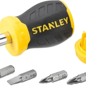 Aanbieding STANLEY 0-66-357 Cacciavite PortaInserti Magnetico, Set di 6 Inserti, Nano