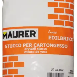 STUCCO IN POLVERE MAURER X CARTONGESSO 5KG Betrouwbaar