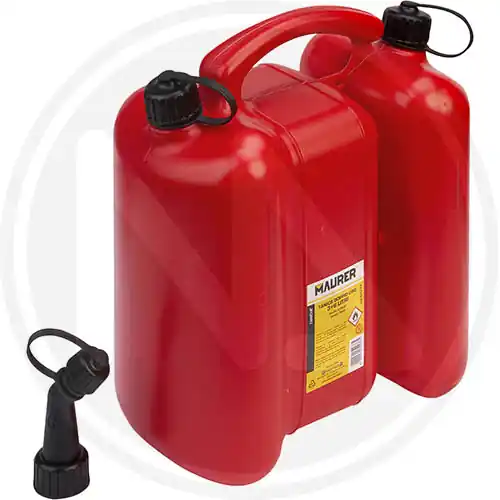 Voordeelprijs TANICA CARBURANTE PLASTICA ROSSA DOPPIO USO 3LT+6LT MAURER