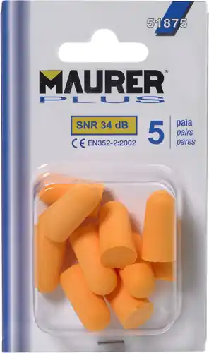 TAPPI AURICOLARI MONOUSO MAURER PLUS (CF.5 PAIA) - CF. BLISTER Populair