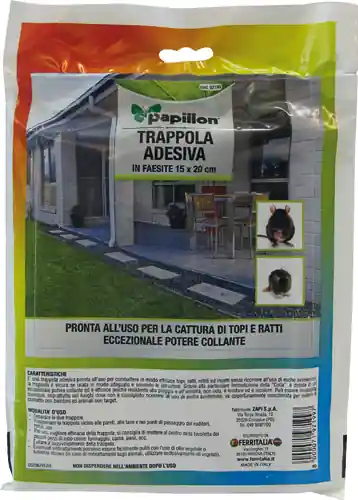 TAVOLETTA TOPICIDA PAPILLON CF 2 PZ 19X14CM. Voordeelprijs