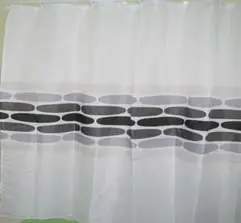Direct Beschikbaar TENDA DOCCIA POLIESTERE 120X200 SASSI GRIGI MAURER - CF. BUSTA
