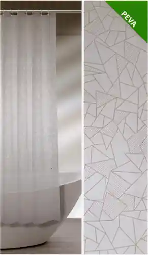 Exclusieve Aanbieding TENDA DOCCIA VINILE 240X200 MOSAICO BIANCO