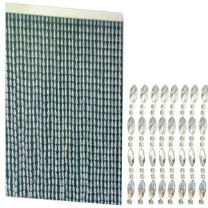 TENDA MOSCHIERA 120X230CM "SOLEIL GHIACCIO 0662/02" PVC TRASP. Direct Beschikbaar
