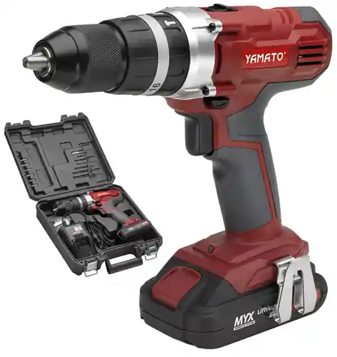 TRAPANO PERC. BATTERIA "20V-2,0AH" MYX YAMATO CON KIT ACC. CDP20L1 Betrouwbaar