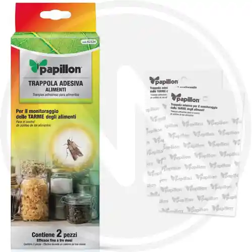 Beperkt Aanbod TRAPPOLA ADESIVA PER ALIMENTI PAPILLON 2 PZ. PAPILLON