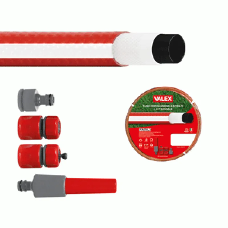 Op = Op TUBO PER ACQUA 5/8 " 25 MT. + KIT NOZZLE