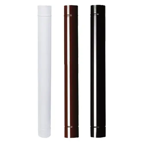 Speciale Aanbieding TUBO SMALTATO PER STUFE cm 100 Ã¸ 15 nero
