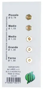 UGELLI PER CUCINA per metano Nieuw
