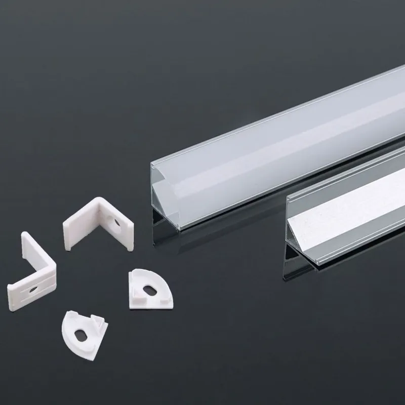 Actieprijs V-TAC Profilo in Alluminio Angolare Colore Bianco PER STRISCE LED LUN.2MT.