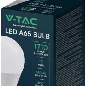 Rechtstreeks Van De Fabrikant V-TAC VT-2017 Lampadina LED E27 goccia A65 17W lampada NATURALE 4000K