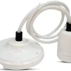 Betrouwbaar V-TAC VT-7998 PORTALAMPADA IN PORCELLANA PER LAMPADINE E27 BIANCO SKU3803