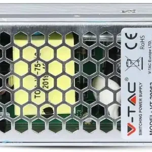 V-TAC VT20062 Alimentatore SLIM SERIES 60W PER USO INT. A 1 USC.- Seizoensaanbieding