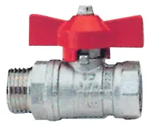 VALVOLA A SFERA FARFALLA 1/2" M/F MAURER Voordeelprijs
