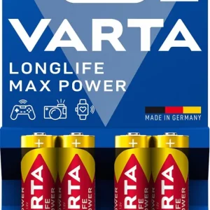 VARTA LONGLIFE Max Power - Batterie alcaline manganese, STILO AA Gecertificeerd