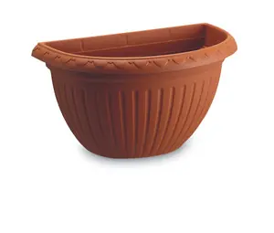 VASO IN PLASTICA A MURO "ARGO" CM.40X22H Seizoensaanbieding