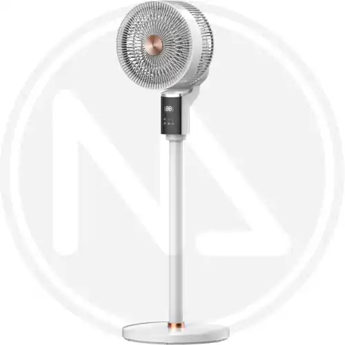Laatste Versie VENTILATORE A PIANTANA 25CM 3VEL C/DISPLAY E TELECOMANDO BIANCO MAURER