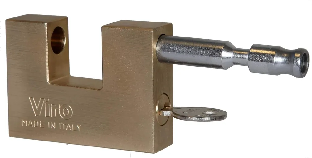 Populair Viro 106 Lucchetto per Serranda, Base da 75 mm