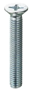 VITI A METALLO TESTA PIANA 6X 80 ZINC. Beperkte Voorraad