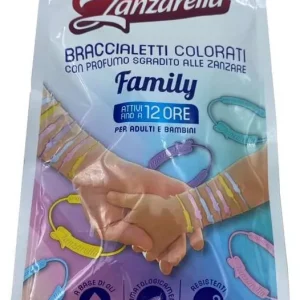 Op = Op Zanzarella, 25 Braccialetti Antizanzare Family,